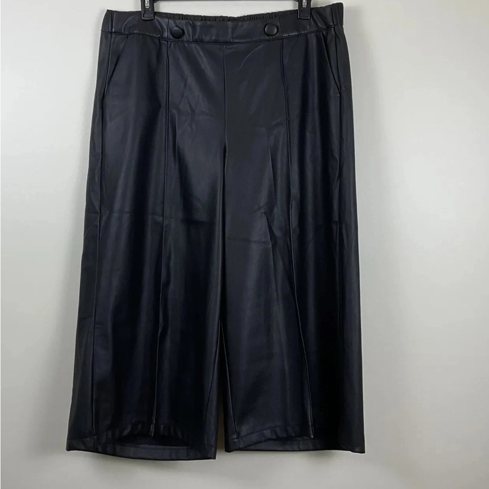 Lane Bryant Black Faux Leather Pants